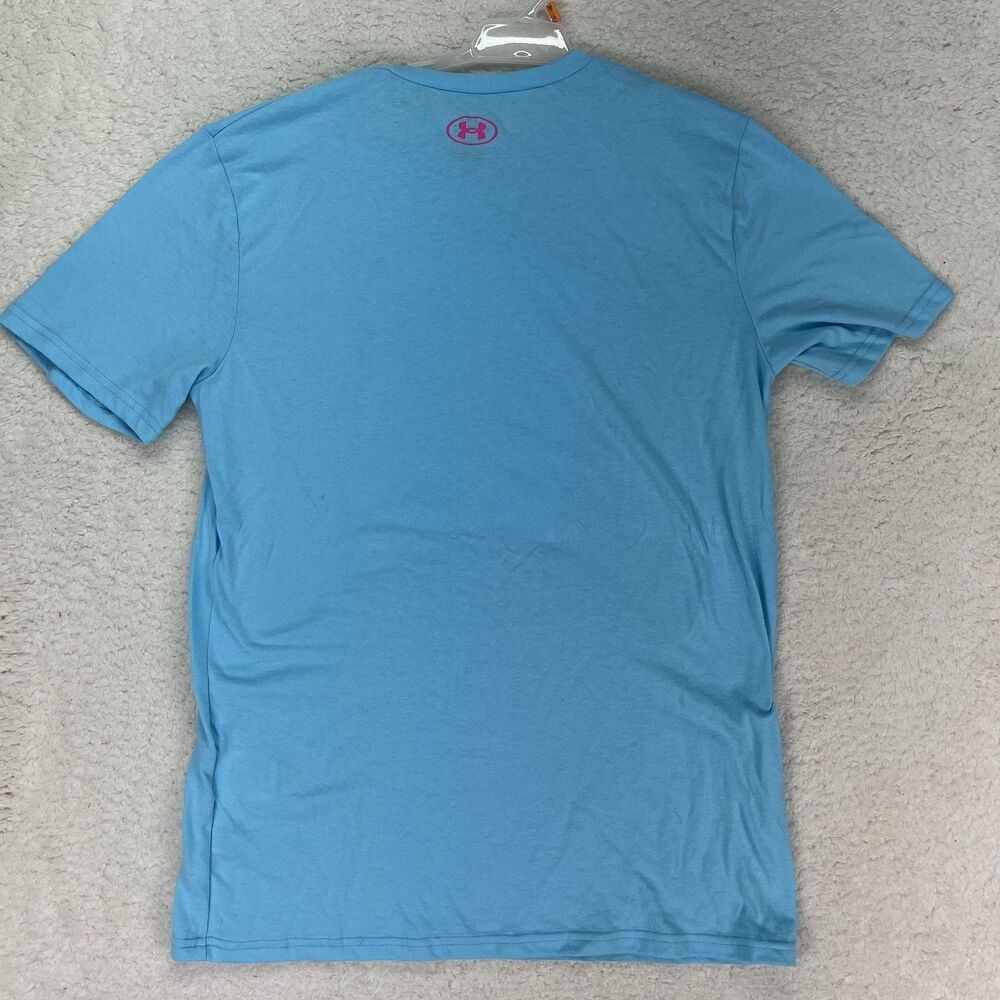 Under Armour Boys Size Extra Large - in the Shade Short Sleeve T-Shirt Blue NWT - Picture 8 of 8